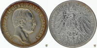 Sachsen 3 Mark 1911 E Friedrich August III. vorzüglich 50,00 EUR kostenloser Versand