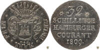 Hansestadt Hamburg 32 Schillinge 1809 HSK Stadtwappen vorzüglich 150,00 EUR130,00 EUR kostenloser Versand