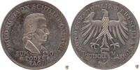 Bundesrepublik Deutschland 5 DM 1955 F Friedrich von Schiller vorzüglich 170,00 EUR kostenloser Versand
