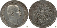 Sachsen 5 Mark 1907 E Friedrich August III. sehr schön 70,00 EUR kostenloser Versand