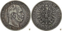 Preussen 5 Mark 1876 A Wilhelm I. sehr schön 40,00 EUR kostenloser Versand