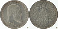 Württemberg 3 Mark 1912 F Wilhelm II. vorzüglich 40,00 EUR kostenloser Versand