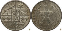 Weimarer Republik 3 Reichsmark 400 Jahre Universität Marburg -