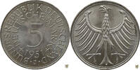 BRD Silberadler 5 Deutsche Mark 1951 J unzirkuliert