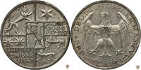 Weimarer Republik 3 Reichsmark 400 Jahre Universität Marburg -