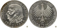 Bundesrepublik Deutschland Johann Gottlieb Fichte 5 Deutsche Mark 1964 J unzirkuliert