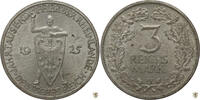 Weimarer Repubik 1000 Jahre Rheinland 3 Reichsmark 1925 G unzirkuliert
