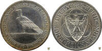 Weimarer Republik Räumung des Rheinlands 3 Reichsmark 1930 A unzirkuliert