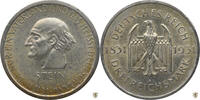 Weimarer Republik 3 Reichsmark Freiherr vom Stein -