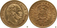 Preussen Wilhelm I. 5 Mark 1877 C vorzüglich