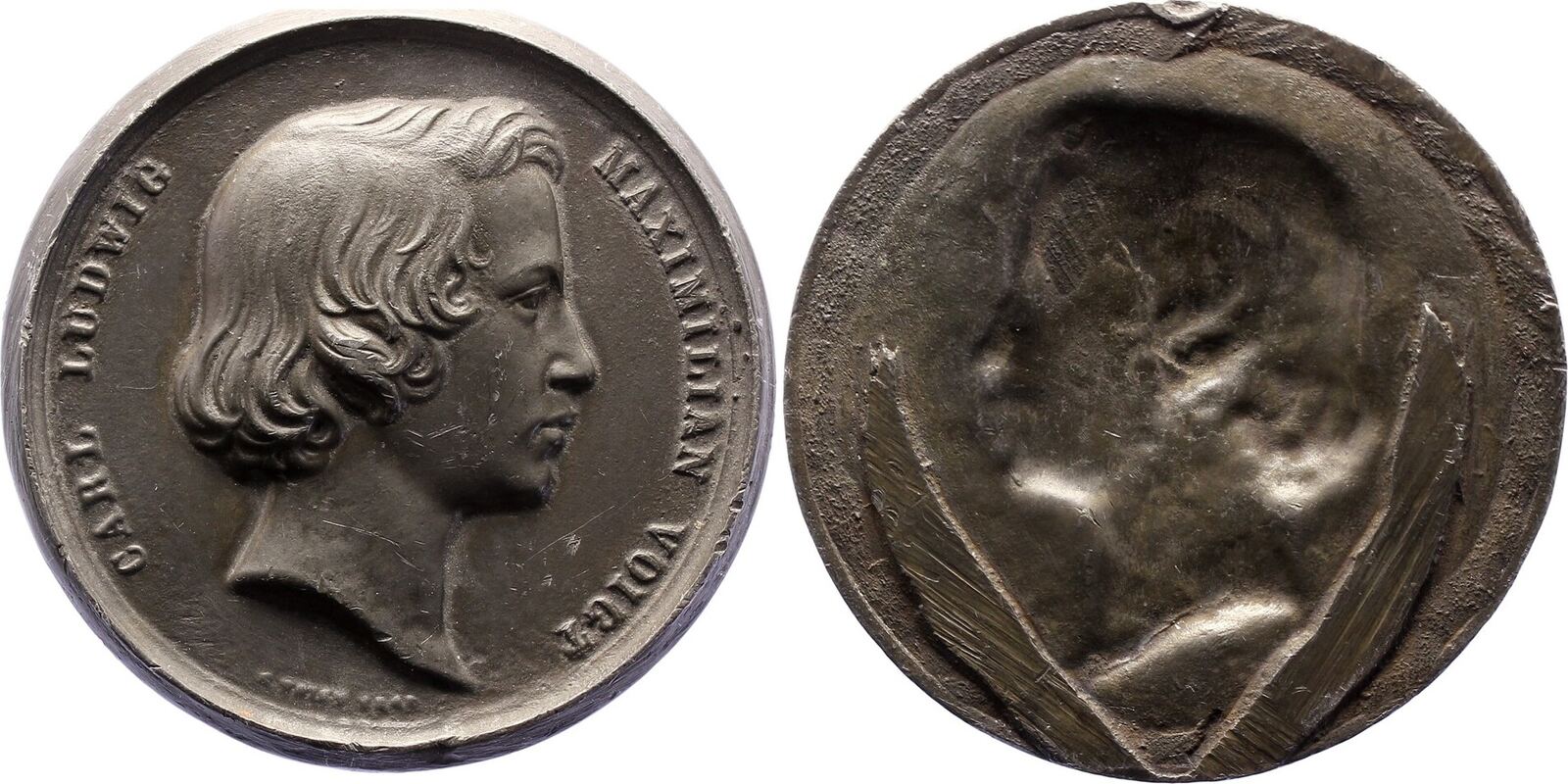Bayern-München, Stadt Medaille 1848 Schwächerer Guss, sehr schön | MA-Shops