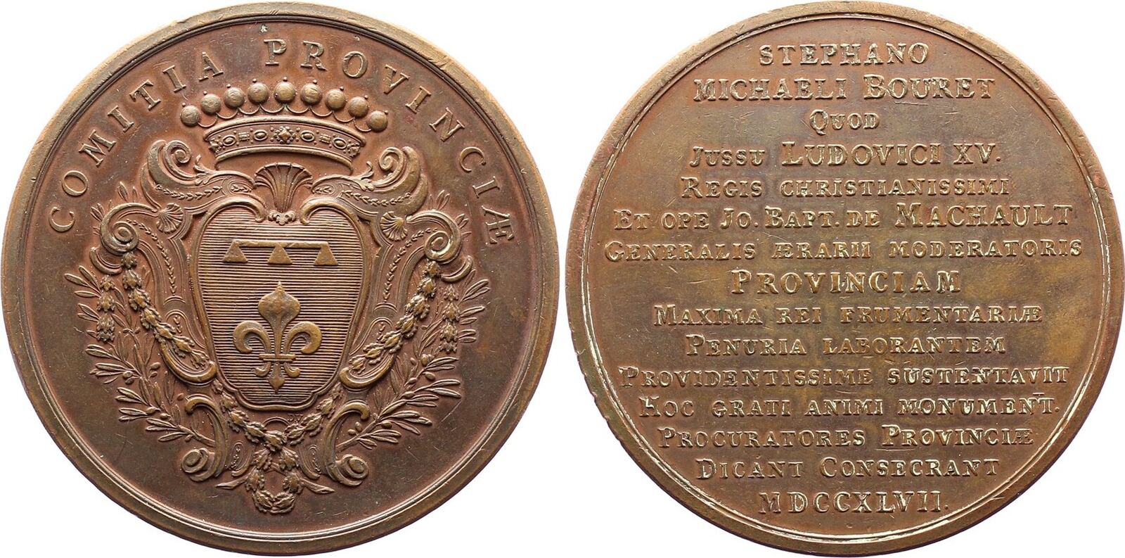 Frankreich Bronzemedaille Ludwig Xv Sehr Sch N Ma Shops