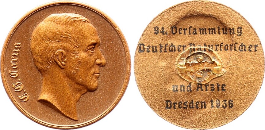 Medicina in nummis 1936 Carus, Carl (auch Karl) Gustav *1789 Leipzig