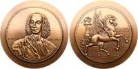 Musiker Bronzemedaille Vivaldi, Antonio *1680 Venedig, +1743 Venedig, Komponist von Opern, Violinkonzerten, Kirchen- und Kammermusik. -