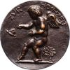 Kunstmedaillen Einseitige Bronzegussmedaille Kaufmann, Johann Jacob -