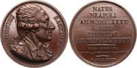 Musiker Bronzene Suitenmedaille Sacchini, Antonio Maria Gasparo *1730 Florenz, +1786 Paris, Opernkomponist. -