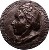 Münchener Medailleure Einseitige Bronzegussmedaille Lehzen, Anita -