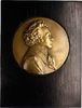Musiker Einseitige Bronzemedaille Schubert, Franz Peter *1797 Lichtenthal bei Wien, +1828 Wien. -