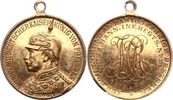 Brandenburg-Preußen vergoldete Bronzemedaille Wilhelm II. 1888-1918.