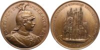 Brandenburg-Preußen Bronzemedaille Wilhelm II. 1888-1918.