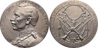 Brandenburg-Preußen Versilberte Bronzemedaille Wilhelm II. 1888-1918.