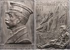 Brandenburg-Preußen Silberplakette Wilhelm II. 1888-1918.