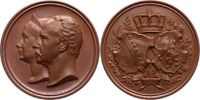 Sachsen-Weimar-Eisenach Bronzemedaille Carl Alexander 1853-1901.