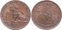Belgien-Königreich Cu 10 Centimes Leopold I. 1830-1865.