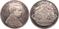 Hohenlohe-Schillingsfürst Silbermedaille Chlodwig 1845-1901.