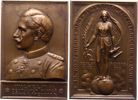 Brandenburg-Preußen Bronzeplakette Wilhelm II. 1888-1918.