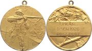Schützenmedaillen vergoldete Bronzemedaille Rossdorf / Hessen -