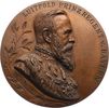Bayern Einseitige Bronzemedaille Prinzregent Luitpold 1888-1913. -