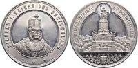 Brandenburg-Preußen Zinnmedaille Wilhelm I. 1861-1888.