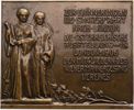 Großbritannien-London Einseitige Bronzeplakette -