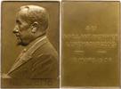 Luxemburg Bronzeplakette Adolph von Nassau-Weilburg 1890-1905. -