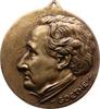 Personenmedaillen Einseitige Bronzegussmedaille Goethe, Johann Wolfgang von *1749 Frankfurt, +1832. -