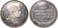 Personenmedaillen Silbermedaille Bismarck, Otto von, Deutscher Reichskanzler *1815 Schönhausen, +1898 Friedrichsruh. Winz. Kratzer, Polierte Plat...