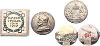 Bayern Silberne Steckmedaille Ludwig III. 1913-1918. -