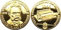 Personenmedaillen Silbermedaille Siemens, Werner von *1816, +1892, deutscher Physiker und Ingenieur. -