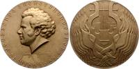 Musiker Bronzemedaille Schubert, Franz Peter *1797 Lichtenthal bei Wien, +1828 Wien. -