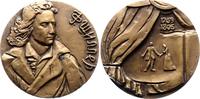 Personenmedaillen Bronzegussmedaille Schiller, Friedrich von *1759 Marbach / Württemberg, +1805 Weimar, deutscher Dichter. -