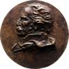 Personenmedaillen Einseitige Bronzegussmedaille Blücher, Gebhard Leberecht, Fürst von Wahlstatt *1742 Rostock, +1819 Krieblowitz (Schlesien), preußischer Feldmarschall. -