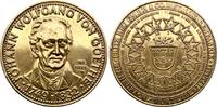 Personenmedaillen Bronzemedaille Goethe, Johann Wolfgang von *1749 Frankfurt, +1832. -