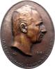 Münchener Medailleure Einseitige, ovale Bronzegussmedaille Schwegerle, Hans -