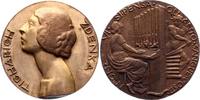 Musiker Bronzegussmedaille Ticharich, Zdenka *1900 Budapest, ungarische Pianistin. -