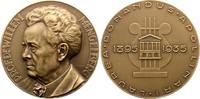 Musiker Bronzemedaille Mengelberg, Willem *1871 Utrecht, +1951 Remus bei Sculs (Schweiz), Niederländischer Dirigent. -