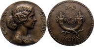Personenmedaillen Bronzegussmedaille Stengel, Elsa. -