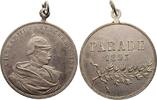 Brandenburg-Preußen versilberte Bronzemedaille Wilhelm II. 1888-1918. -