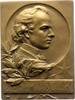 Musiker Einseitige Bronzeplakette Kubelik, Jan *1880 Michele bei Prag, +1940 ebendort, Violinvirtuose. -