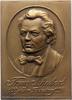 Musiker Einseitige Bronzeplakette Schubert, Franz Peter *1797 Lichtenthal bei Wien, +1828 Wien. -
